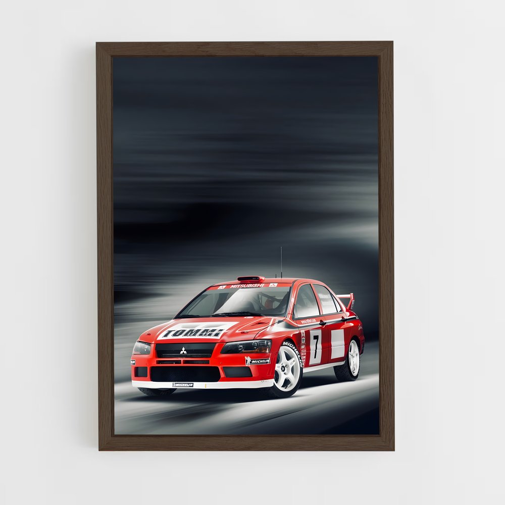 Poster Lancer evolution vii spectaculaire – affiche Mitsubishi (vue 5)
